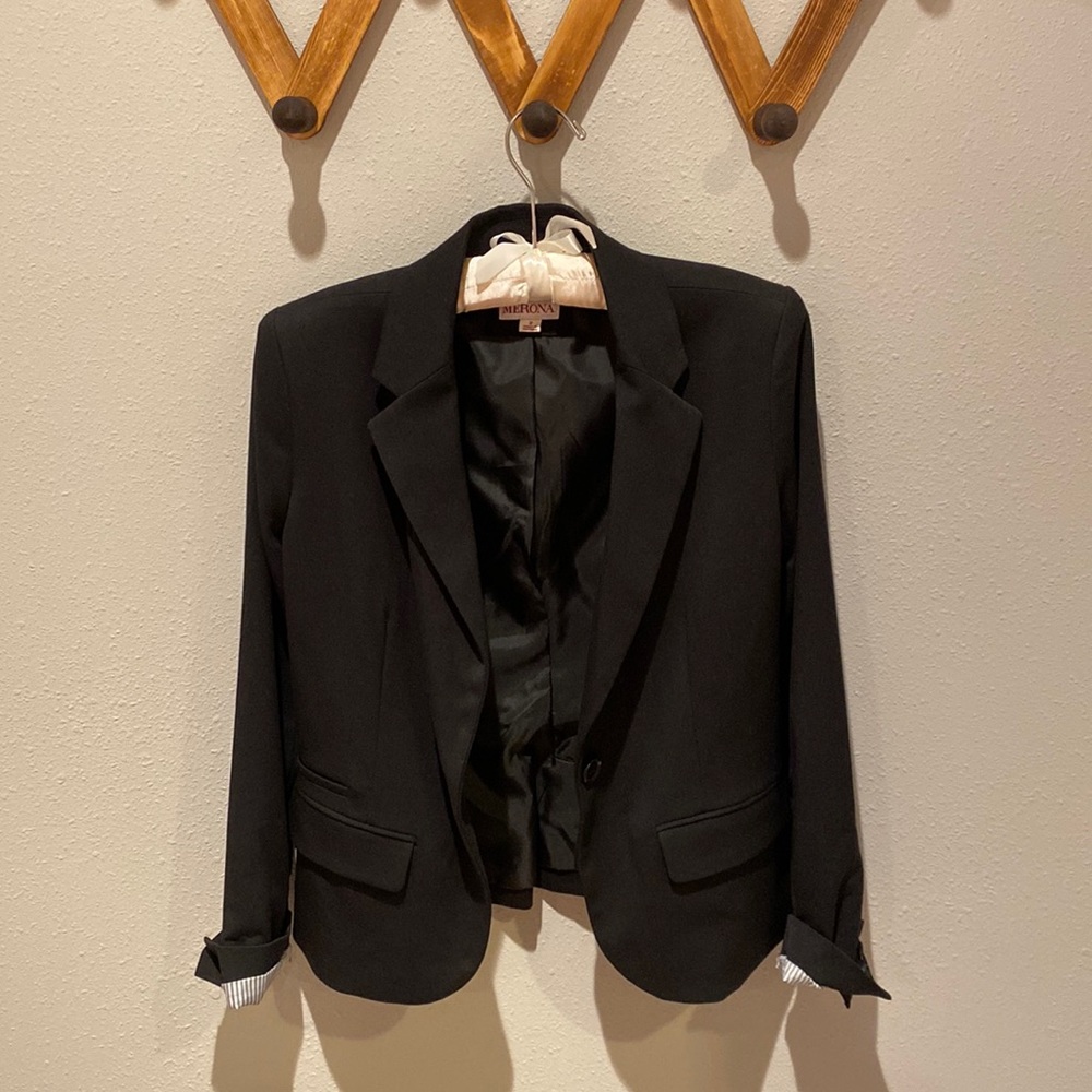Merona Black Blazer